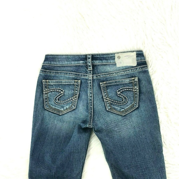 Silver Jeans Denim - Silver Jeans Aiko Mid Capri Sz 26 Women E60